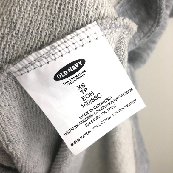 OLD NAVY Heather Grey Maternity Fleece Midi Dress - Picture 5 of 5